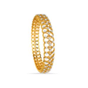 Round With Full Stone Gold Bracelets