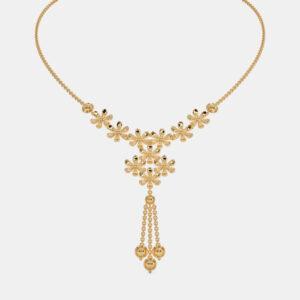 Disc Initial / 6mm Necklace