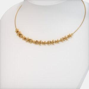 Disc Initial / 8mm Necklace