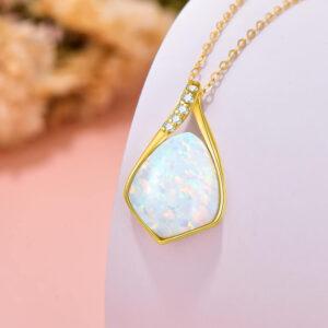 Disc Initial / 8mm Necklace