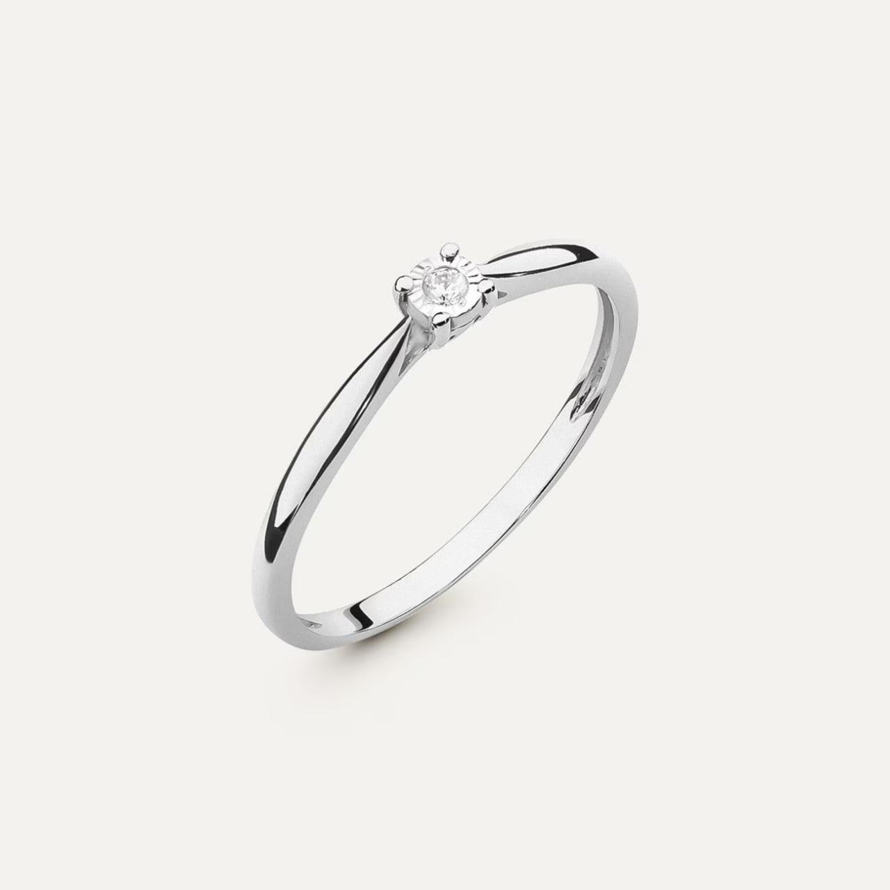 Dune / 1.08ct Oval Diamond 4 Claw Solitaire - Image 2